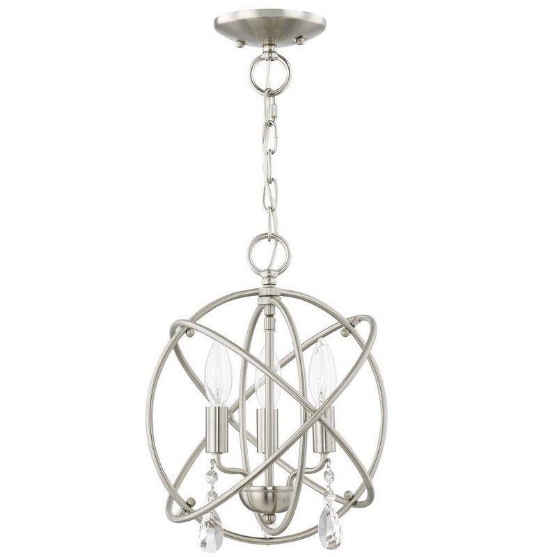 Livex Lighting Aria 3 - Light Chandelier in  Brushed Nickel