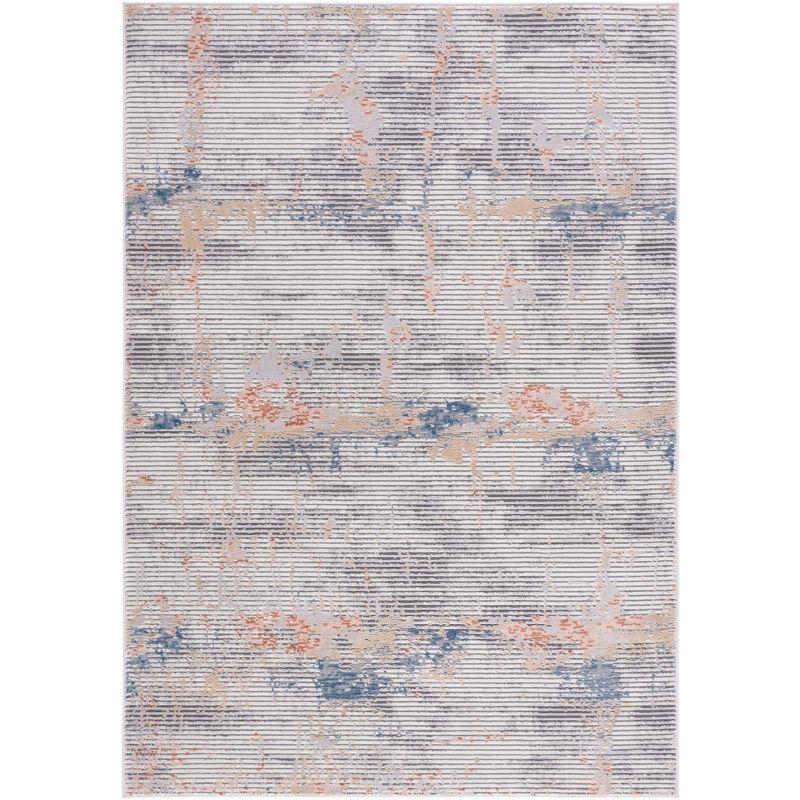 Eternal Charm 4' x 6' Hand-Knotted Gray Wool Blend Area Rug