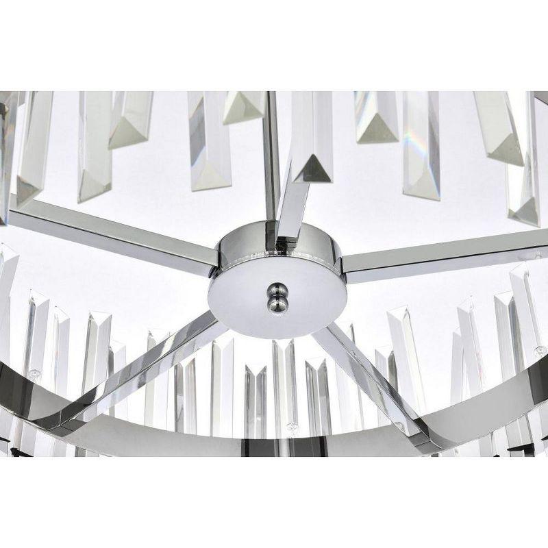 Elegant Lighting Serephina 14 - Light Pendant in  Chrome