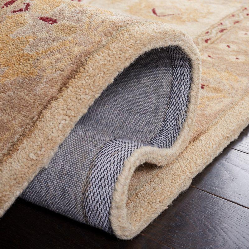 Anatolia AN550 Hand Tufted Area Rug - Sand/Walnut - 3'x5' - Safavieh.