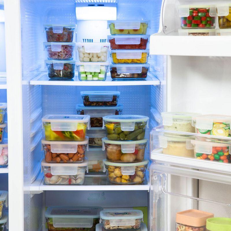 Glasslock Glass Food Storage - Set of 12 Containers and 12 Lids