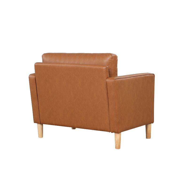 Lifestyle Solutions Giovanni Chair Caramel Vegan Leather