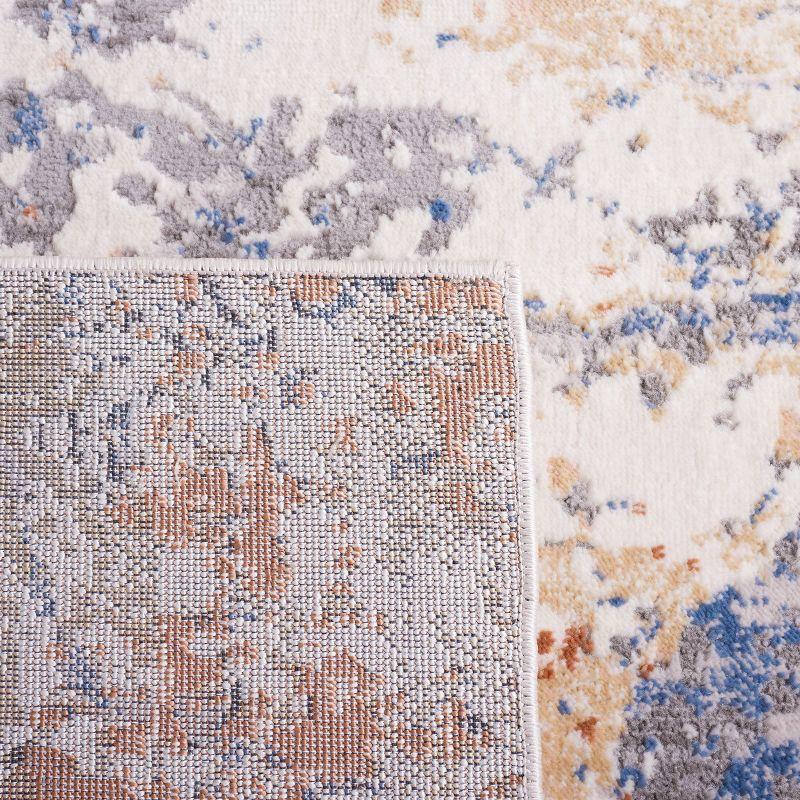 Eternal ETL230 Power Loomed Indoor Area Rug - Grey/Blue Gold - 5'3"x7'6" - Safavieh