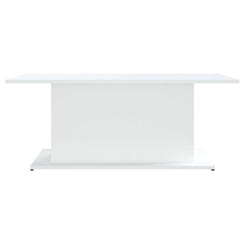 vidaXL Coffee Table White 40.2"x21.9"x15.7" Engineered Wood