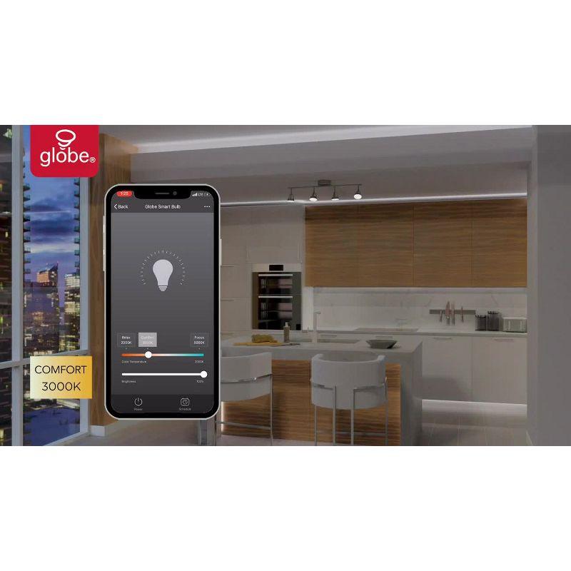 Smart Brushed Nickel 16W 11" White LED Wi-Fi Enabled Voice Activated Flush Mount Ceiling Light: ETL & Energy Star Certified