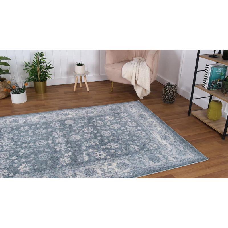 Luxe Weavers Floral Oriental Ivory 8x10 Area Rug
