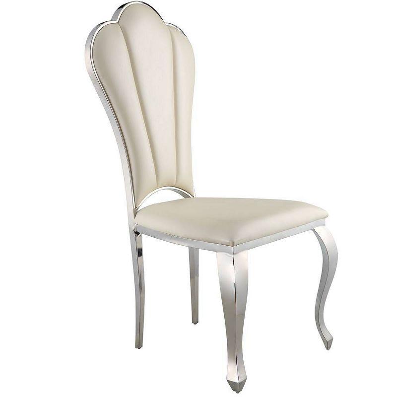 Faux Leather Upholstered Side Chair