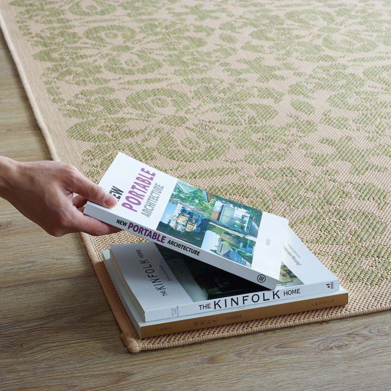 Modway Ariana Vintage Floral Trellis Indoor and Outdoor Area Rug
