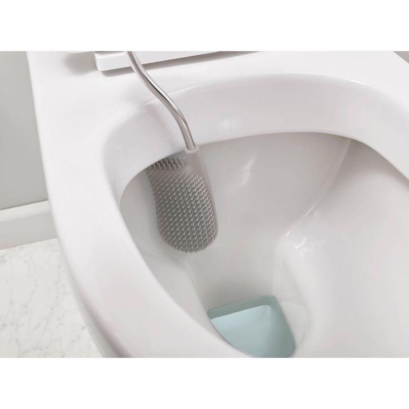 Joseph Joseph Flex Plus Anti-Drip Toilet Brush with Holder and Storage Caddy