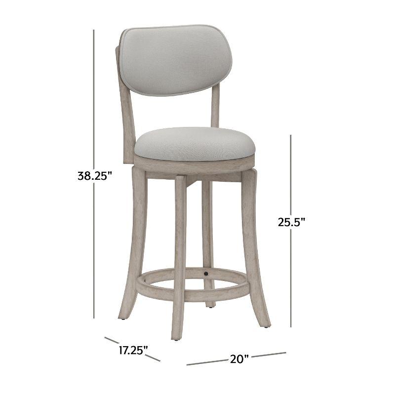 Sloan Swivel Counter Height Barstool Gray - Hillsdale Furniture