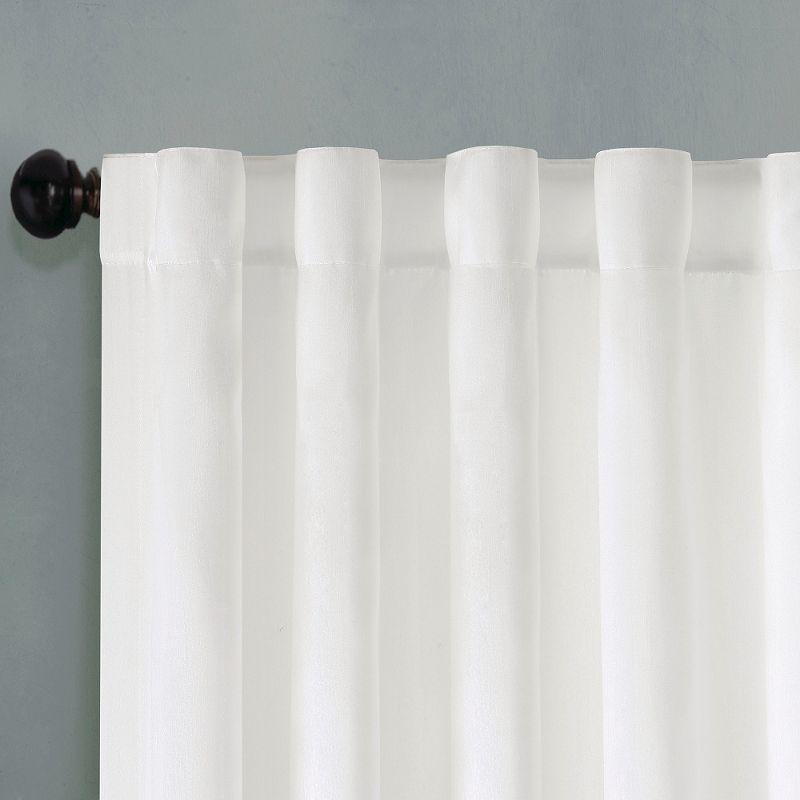 Andora Embroidered Branch Rod Pocket Single Curtain Panel