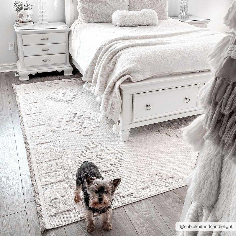 Hauteloom Rosales Cream High&Low Area Rug