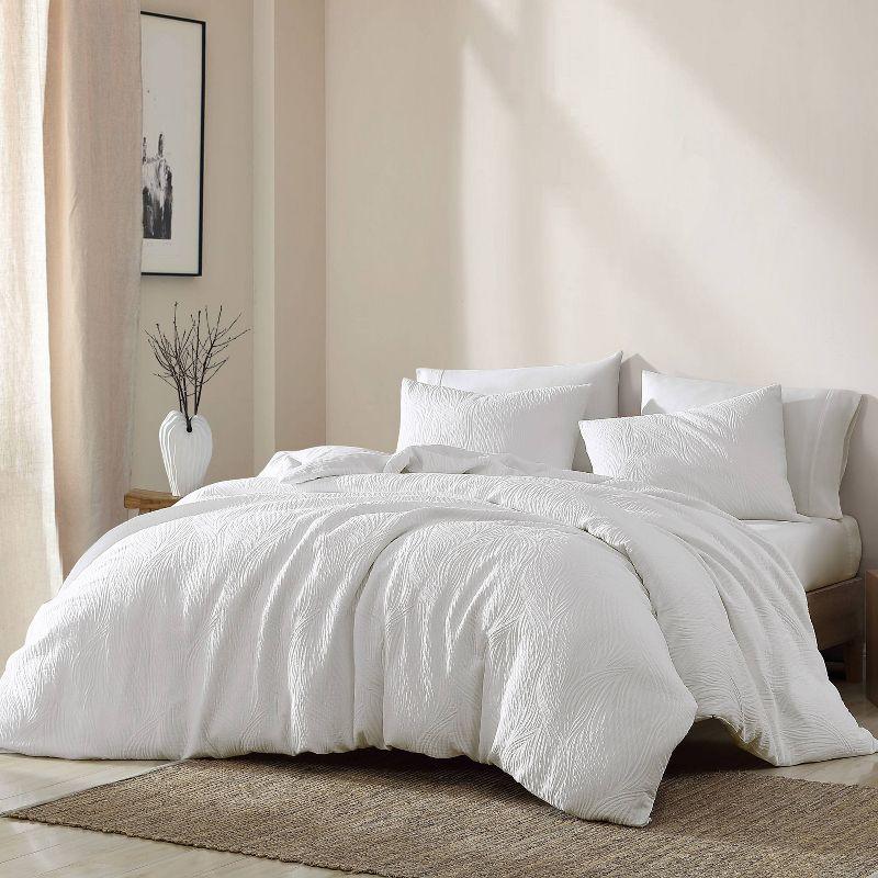 White Queen Cotton Reversible Duvet Set