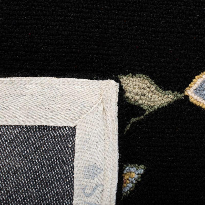 Chelsea HK306 Handmade Area Rug - 6'x9' - Black - Safavieh