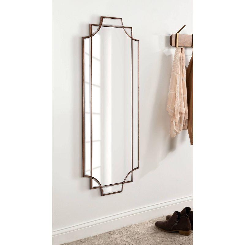 16&#34; x 42&#34; Minuette Decorative Framed Wall Mirror Bronze - Kate &#38; Laurel All Things Decor