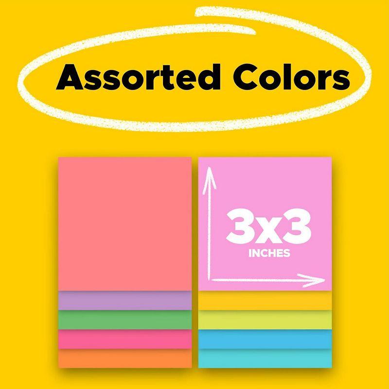 Post-it Super Sticky Notes 3 x 3 Miami 654-15SSMULTI2