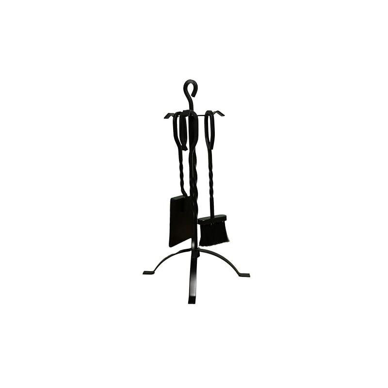 Comfort Glow Comfort Glow 4-Piece Cast Iron Fireplace Tool Set with Stand, 16" Tools - CGFT16