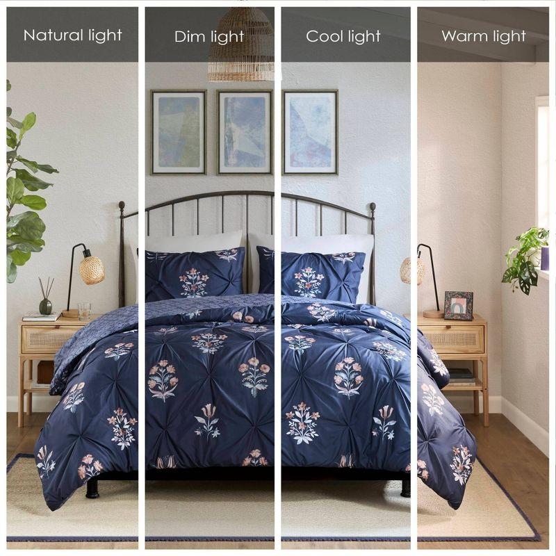 Madison Park Marfa 3 Piece Pintuck Duvet Cover Set