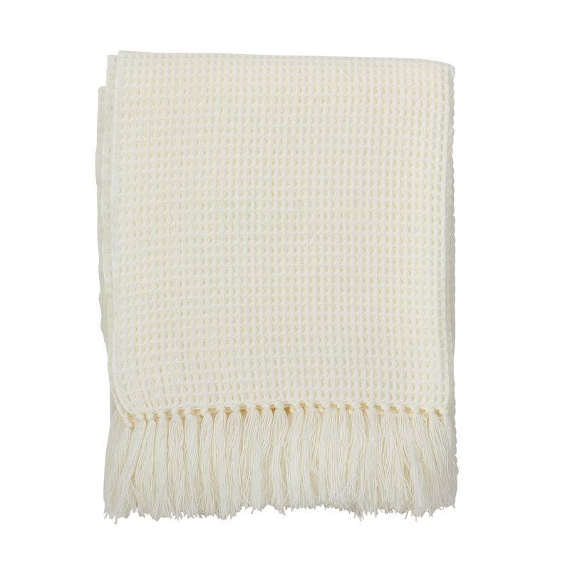Saro Sevan Collection Hand Woven Throw Blanket