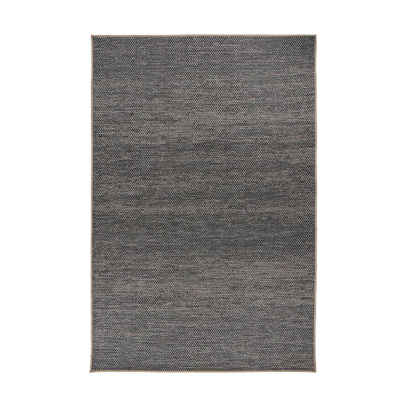 World Rug Gallery Contemporary Abstract Indoor/Outdoor Area Rug - Gray 5' x 7'