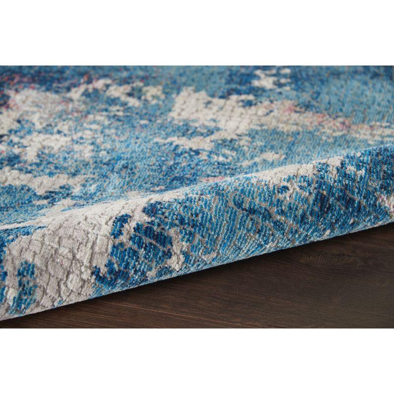 Spectra Swirl 48''x72'' Multicolor Abstract Synthetic Area Rug