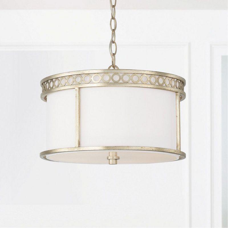 Capital Lighting Isabella 4 - Light Semi-Flush Mount in  Winter Gold