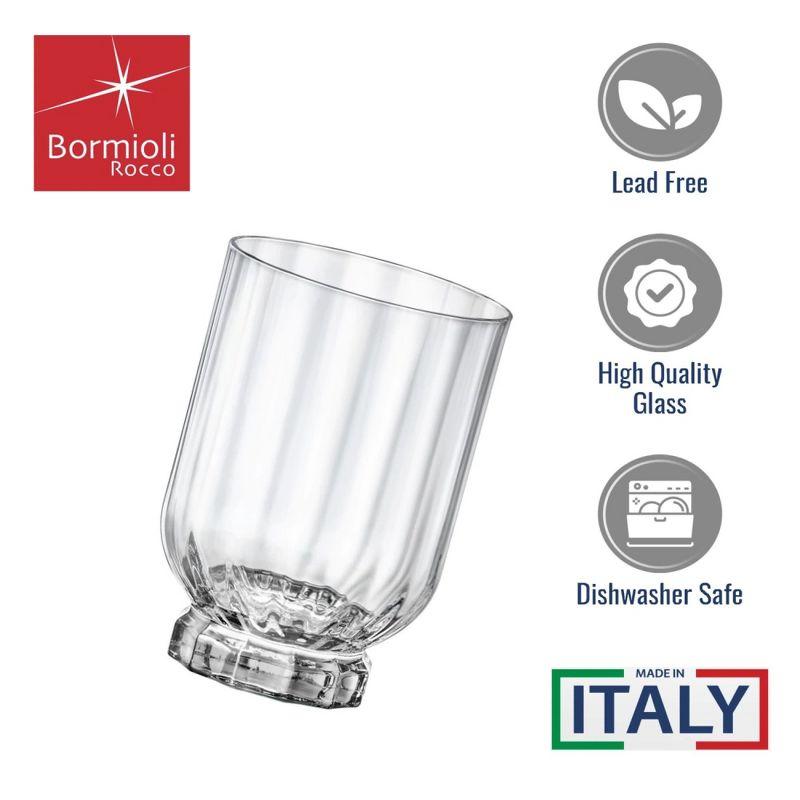 Bormioli Rocco Florian 12.6oz. Drinking Glass Set (Set of 4)