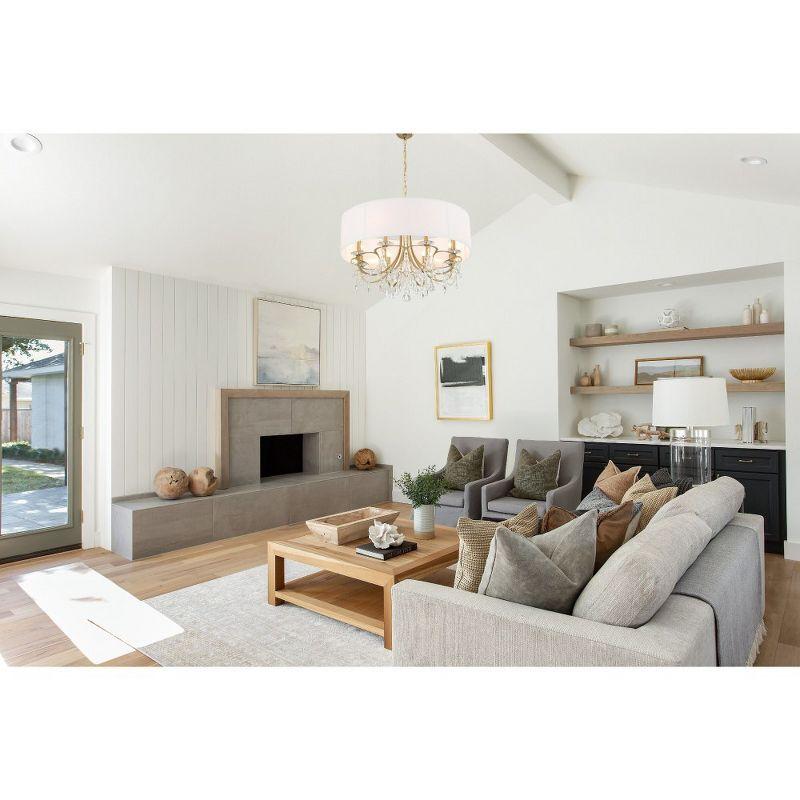 Crystorama Lighting Othello 8 - Light Chandelier in  Vibrant Gold