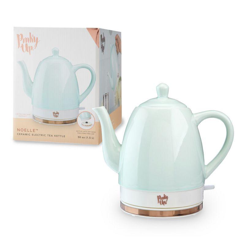 Pinky Up Noelle Ceramic Electric Tea Kettle