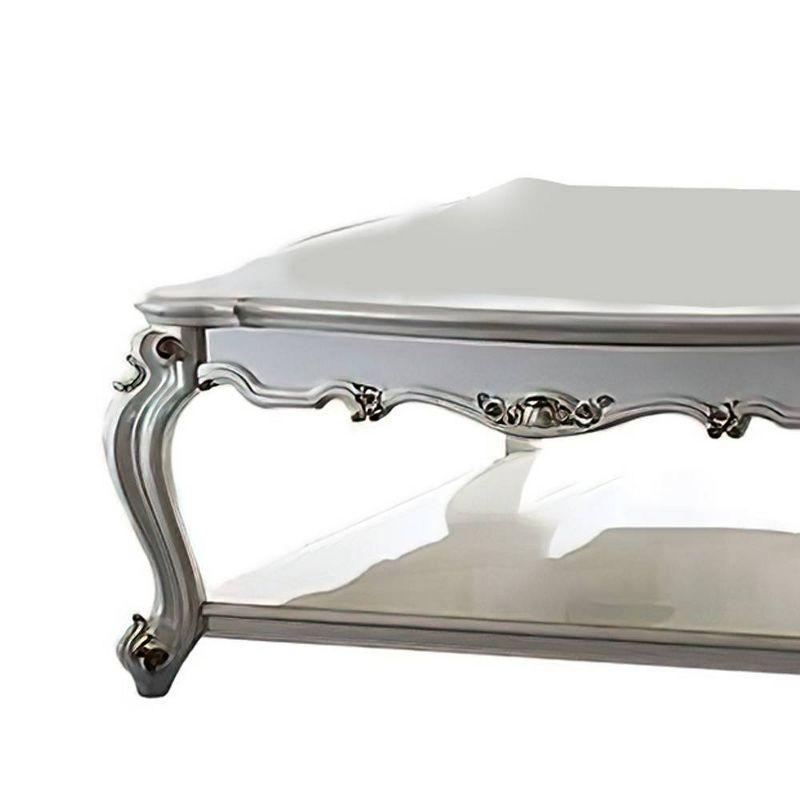 47" Picardy Coffee Table Antique Pearl - Acme Furniture