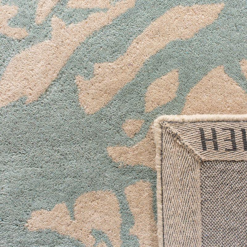 Bella BEL115 Hand Tufted Area Rug - Beige/Blue - 8'9"x11'9" - Safavieh..