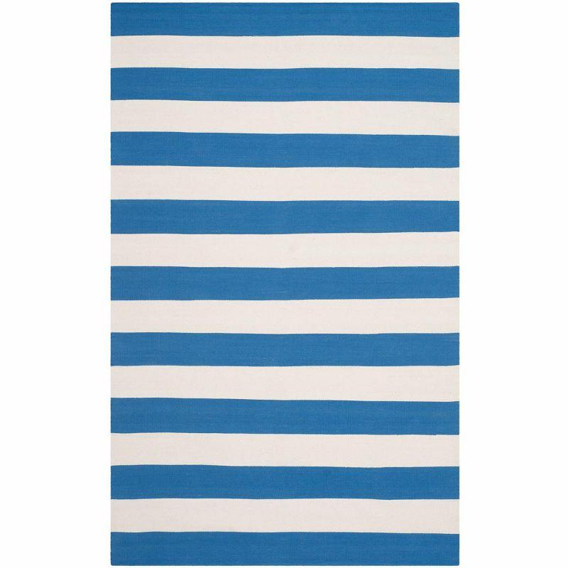 Montauk MTK712 Hand Woven Indoor Area Rug - Blue/Ivory - 6'x9' - Safavieh.