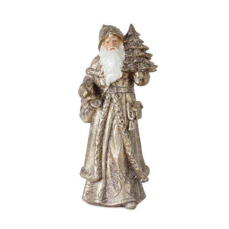 Melrose Stone Woodland Santa (Set of 3)