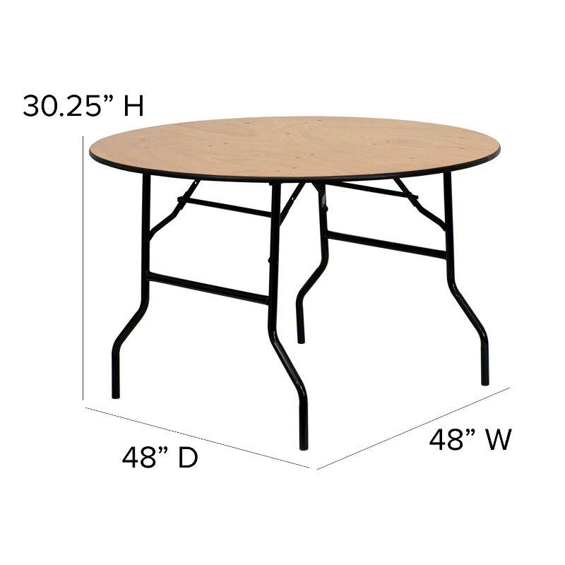 Wofford Round Wooden Folding Event Table by Flash Furniture