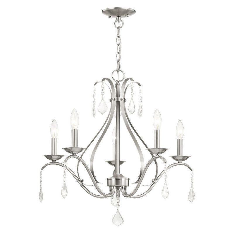 Livex Lighting Caterina 5 - Light Chandelier in  Antique White