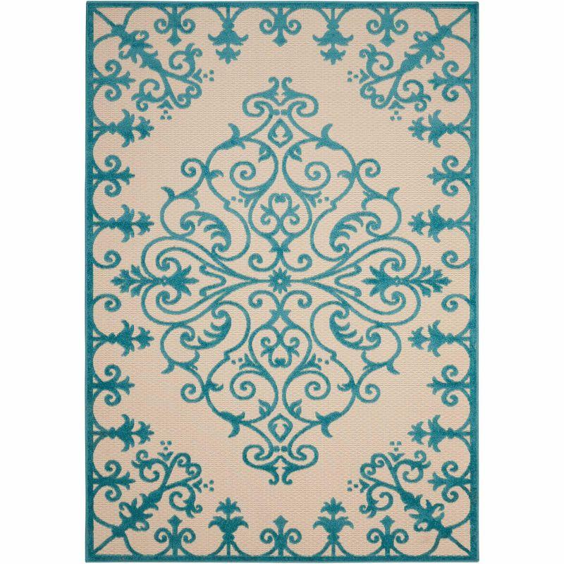 Aqua Breeze Easy-Care 8' x 10' Synthetic Rectangular Rug