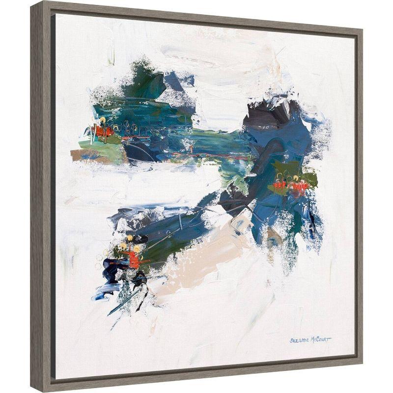 Suzanne McCourt Abstract Canvas Print with Float Frame