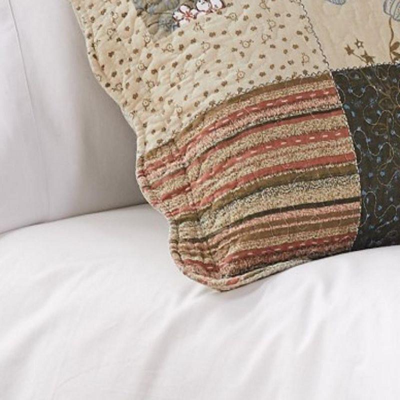 Sedona Quilt And Sham Set 3 Piece Multicolor by Greenland Home Fashion