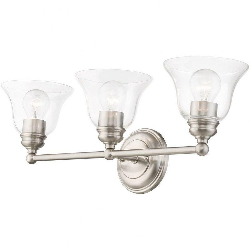 Livex Lighting Moreland 3 - Light Vanity in  Brushed Nickel