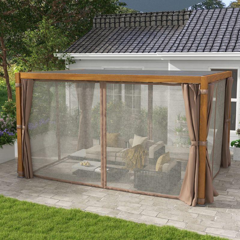 Aluminum Pergola with Canopy