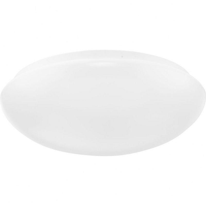 White Glass LED Flush Mount Ceiling Light