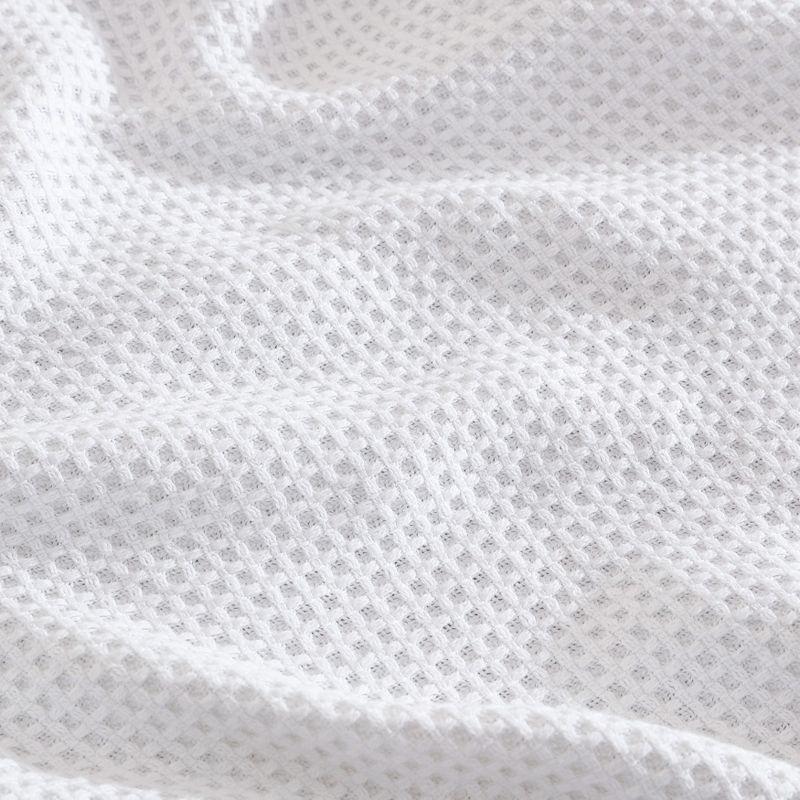 Eddie Bauer Solid Waffle White Twin Blanket