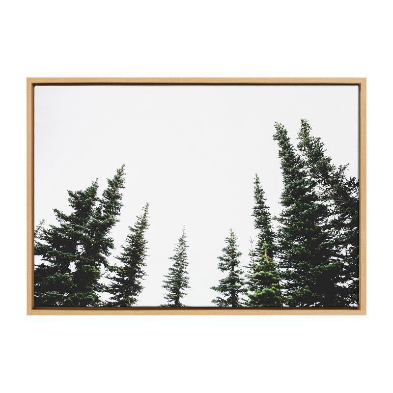 Evergreens Natural Framed Canvas Wall Art, 23x33