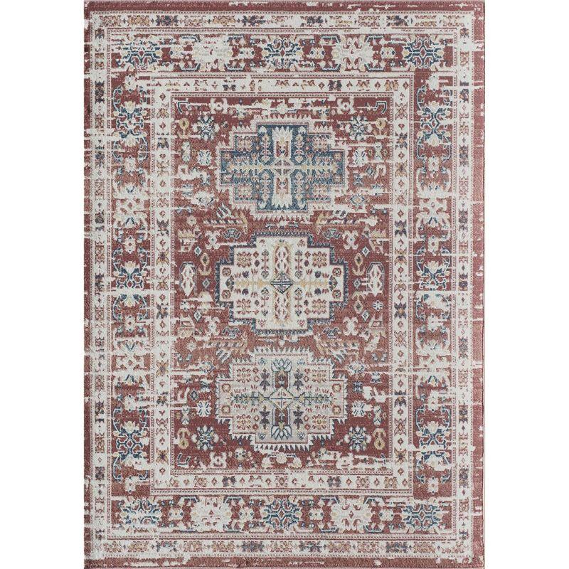 Cardinal Sundara Chili Red Synthetic 2'6"x4' Area Rug