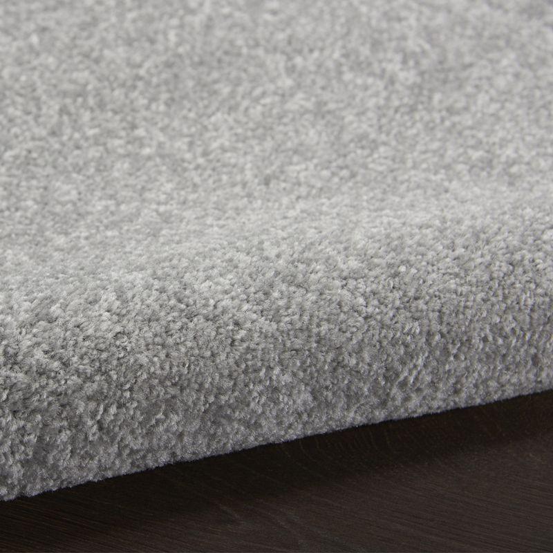 Silver Grey Essentials 26''x4.75'' Reversible Outdoor Rug