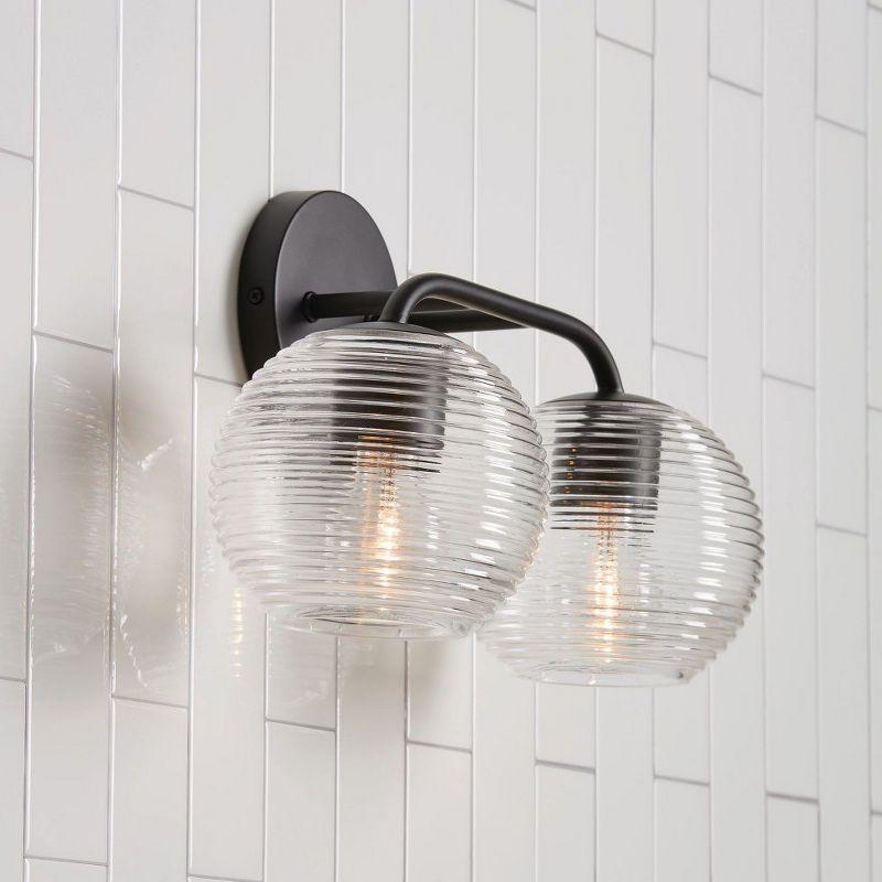 Capital Lighting Dolan 2 - Light Vanity in  Matte Black