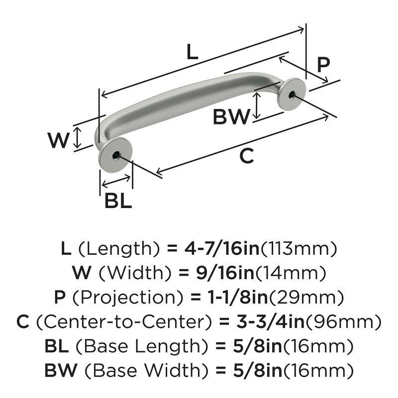 Renown 3 3/4" Center To Center Arch Pull