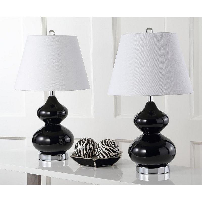 Eva Double Gourd Glass Lamp (Set of 2) - Safavieh