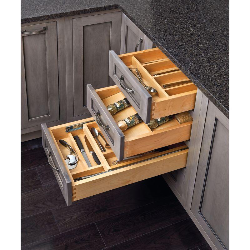 Rev-A-Shelf Short Wood Cutlery Tray Insert