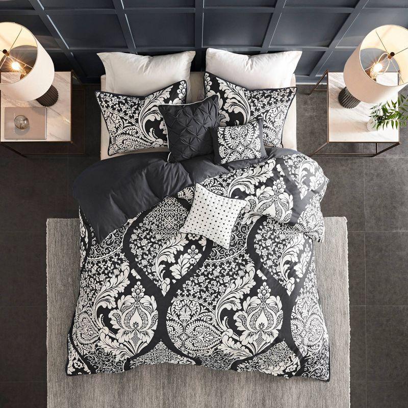 Vienna 6 Piece Cotton Sateen Duvet Cover Set